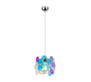 Trio Lighting Trio IRIDE hanglamp | E27 Fitting | transparant iriserend | Ø 25 cm | IP20 | excl. 1x E27 | max. 10W