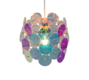 Trio Lighting Trio IRIDE hanglamp | E27 Fitting | transparant iriserend | Ø 25 cm | IP20 | excl. 1x E27 | max. 10W