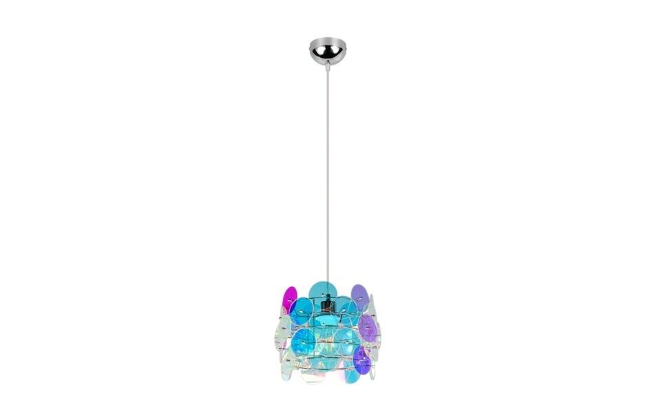 Trio Lighting Trio IRIDE hanglamp | E27 Fitting | transparant iriserend | Ø 25 cm | IP20 | excl. 1x E27 | max. 10W Trio Lighting Trio IRIDE hanglamp | E27 Fitting | transparant iriserend | Ø 25 cm | IP20 | excl. 1x E27 | max. 10W
