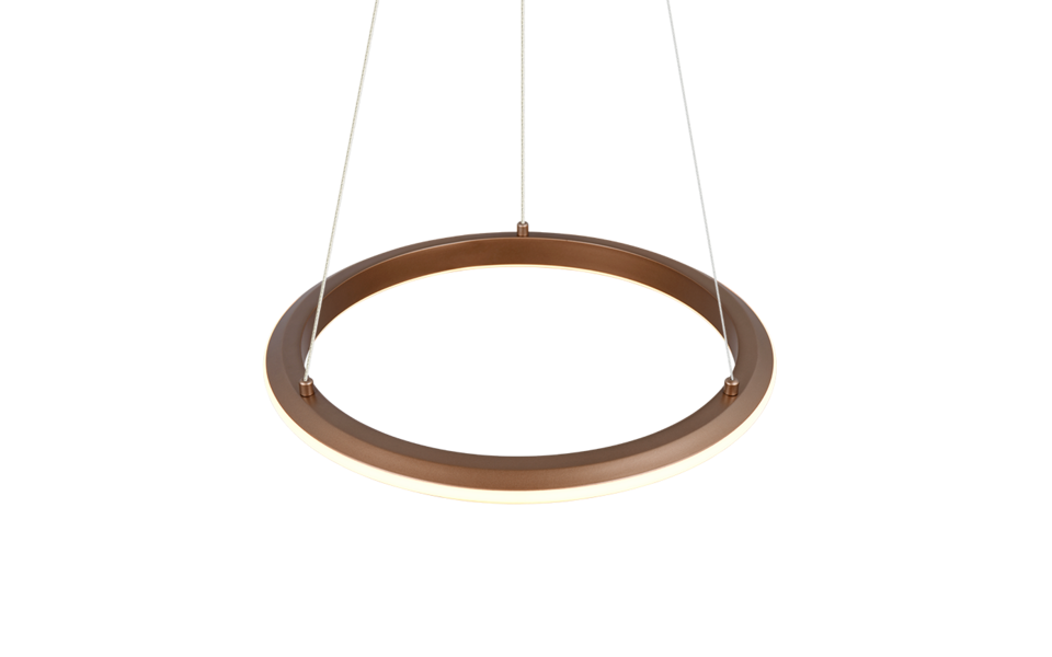 Trio Lighting Trio AMADOR pendant light | 35W | mocha brown | Ø 45 cm | IP20 | 150 cm