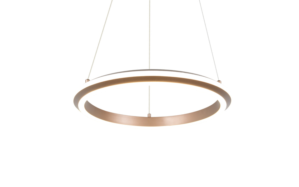 Trio Lighting Trio AMADOR hanglamp | LED | koffie | Ø 45 cm | IP20 | 1x 34W | 4000 lm | 2300+3000+4000K | dimbaar