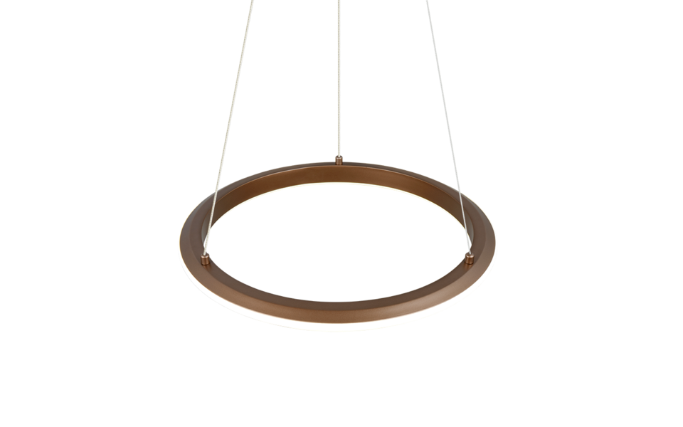 Trio Lighting Trio AMADOR pendant light | 35W | mocha brown | Ø 45 cm | IP20 | 150 cm