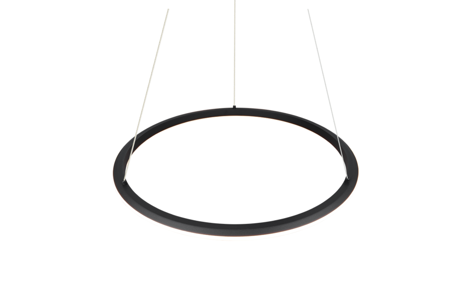 Trio Lighting Trio AMADOR hanglamp | LED | mat zwart | Ø 75 cm | IP20 | 1x 48W | 5800 lm | 2300+3000+4000K | dimbaar