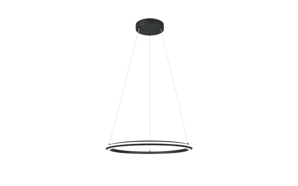 Trio Lighting Trio AMADOR pendant light | 49W | black | Ø 75 cm | IP20 | 150 cm