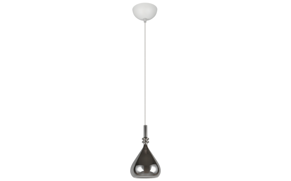 Trio Lighting Trio ALDEA hanglamp | E14 Fitting | wit mat met verchroomd | Ø 12 cm | IP20 | excl. 1x E14 | max. 10W Trio Lighting Trio ALDEA hanglamp | E14 Fitting | wit mat met verchroomd | Ø 12 cm | IP20 | excl. 1x E14 | max. 10W