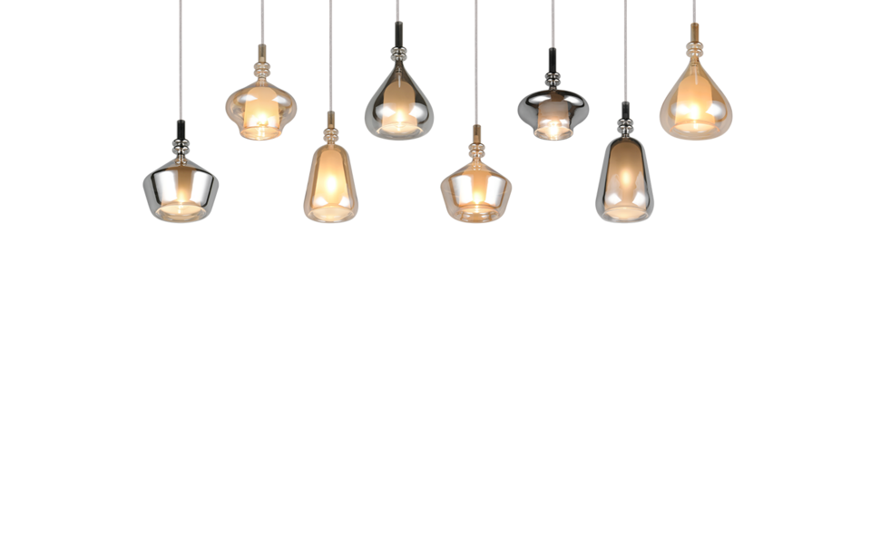 Trio Lighting Trio ALDEA pendant light | 8x E14 max 40W | IP20 | 200 cm