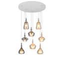 Trio Lighting Trio ALDEA pendant light | 8x E14 max 40W | Ø 60 cm | IP20 | 300 cm