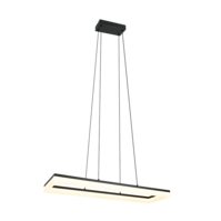 Trio CAMINO hanglamp | LED | mat zwart | 70 x 20 cm | IP20 Trio CAMINO hanglamp | LED | mat zwart | 70 x 20 cm | IP20