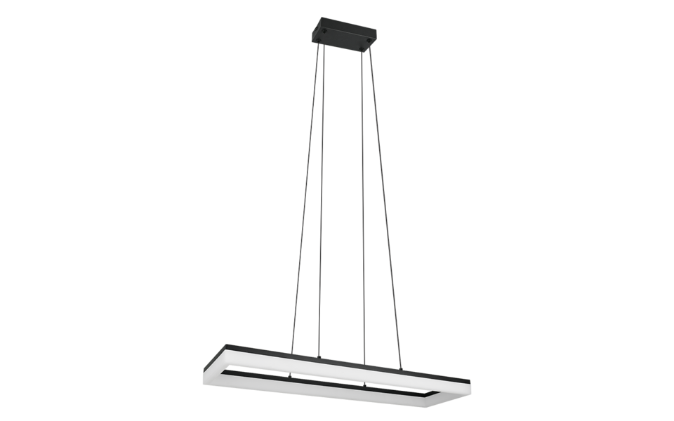 Trio Lighting Trio CAMINO pendant light | 26W | black | IP20 | 150 cm Trio Lighting Trio CAMINO pendant light | 26W | black | IP20 | 150 cm