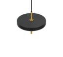Trio Lighting Trio KEATON pendant light | 10W | black with gold | Ø 20 cm | IP20 | 150 cm