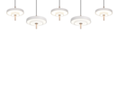 Trio Lighting Trio KEATON hanglamp | LED | warm grijs | Ø 30 cm | IP20 | 1x 50W | 5900 lm | 2300+3000+4000K | dimbaar