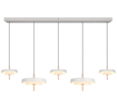 Trio Lighting Trio KEATON hanglamp | LED | warm grijs | Ø 30 cm | IP20 | 1x 50W | 5900 lm | 2300+3000+4000K | dimbaar