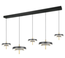 Trio Lighting Trio KEATON pendant light | 54W | black with gold | Ø 140 cm | IP20 | 150 cm