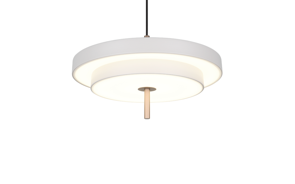 Trio Lighting Trio KEATON hanglamp | LED | warm grijs | Ø 40 cm | IP20 | 1x 34,5W | 4000 lm | 2300+3000+4000K | dimbaar