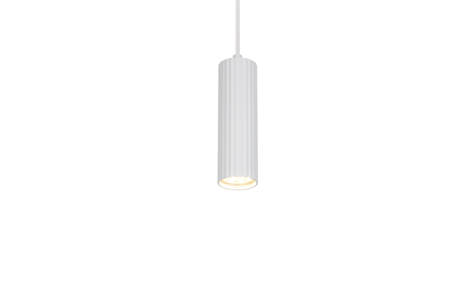 Trio Lighting Trio SOKA pendant light | 1x GU10 | chrome | Ø 9 cm | IP20 | 150 cm