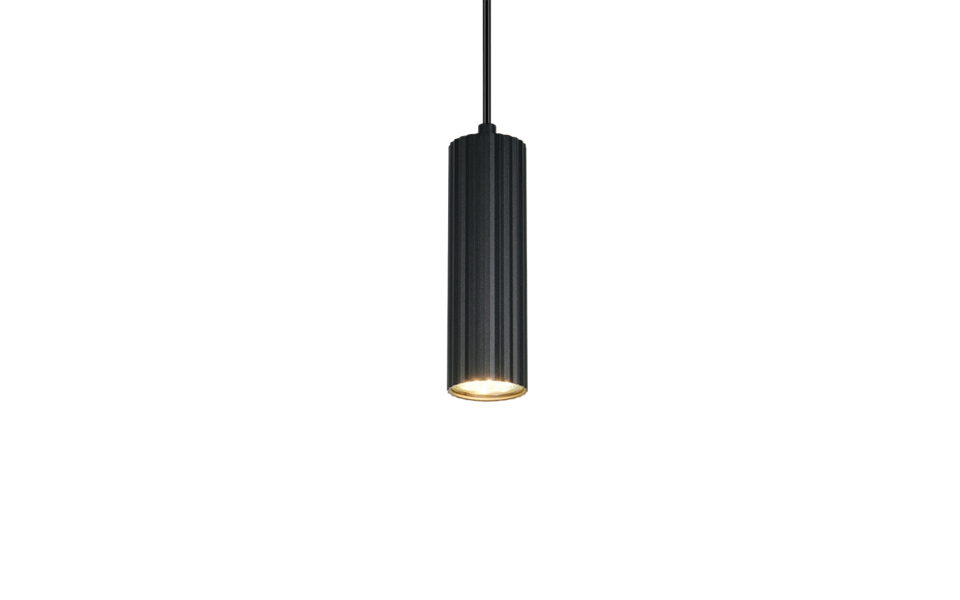 Trio Lighting Trio SOKA hanglamp | GU10 Fitting | mat zwart | Ø 9 cm | IP20 | excl. 1x GU10 | max. 10W Trio Lighting Trio SOKA hanglamp | GU10 Fitting | mat zwart | Ø 9 cm | IP20 | excl. 1x GU10 | max. 10W