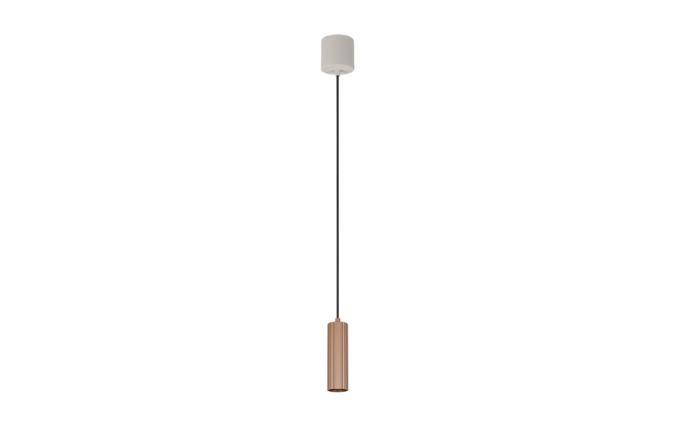 Trio Lighting Trio SOKA hanglamp | GU10 Fitting | koffie | Ø 9 cm | IP20 | excl. 1x GU10 | max. 10W