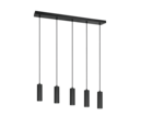 Trio Lighting Trio SOKA pendant light | 5x GU10 | black | Ø 85 cm | IP20 | 150 cm