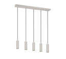 Trio Lighting Trio SOKA hanglamp | GU10 Fitting | warm grijs | Ø 5,5 cm | IP20 | excl. 5x GU10 | max. 10W