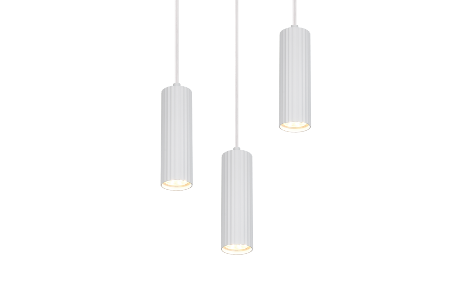 Trio Lighting Trio SOKA hanglamp | GU10 Fitting | wit mat | Ø 28 cm | IP20 | excl. 3x GU10 | max. 10W Trio Lighting Trio SOKA hanglamp | GU10 Fitting | wit mat | Ø 28 cm | IP20 | excl. 3x GU10 | max. 10W