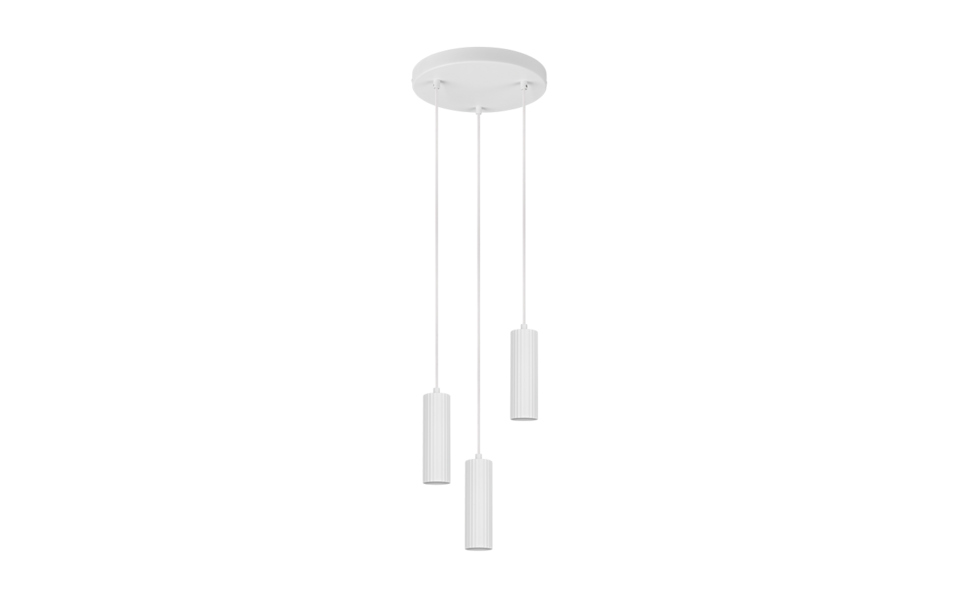 Trio Lighting Trio SOKA pendant light | 3x GU10 | chrome | Ø 28 cm | IP20 | 150 cm