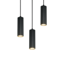 Trio Lighting Trio SOKA hanglamp | GU10 Fitting | mat zwart | Ø 28 cm | IP20 | excl. 3x GU10 | max. 10W
