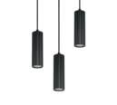 Trio Lighting Trio SOKA pendant light | 3x GU10 | black | Ø 28 cm | IP20 | 150 cm