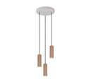 Trio Lighting Trio SOKA hanglamp | GU10 Fitting | koffie | Ø 28 cm | IP20 | excl. 3x GU10 | max. 10W