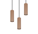 Trio Lighting Trio SOKA pendant light | 3x GU10 | mocha brown | Ø 28 cm | IP20 | 150 cm