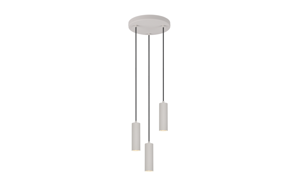 Trio Lighting Trio SOKA pendant light | 3x GU10 | Ø 28 cm | IP20 | 150 cm
