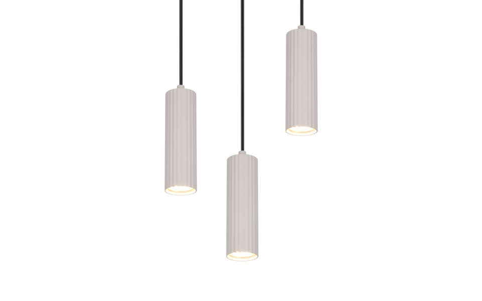 Trio Lighting Trio SOKA pendant light | 3x GU10 | Ø 28 cm | IP20 | 150 cm