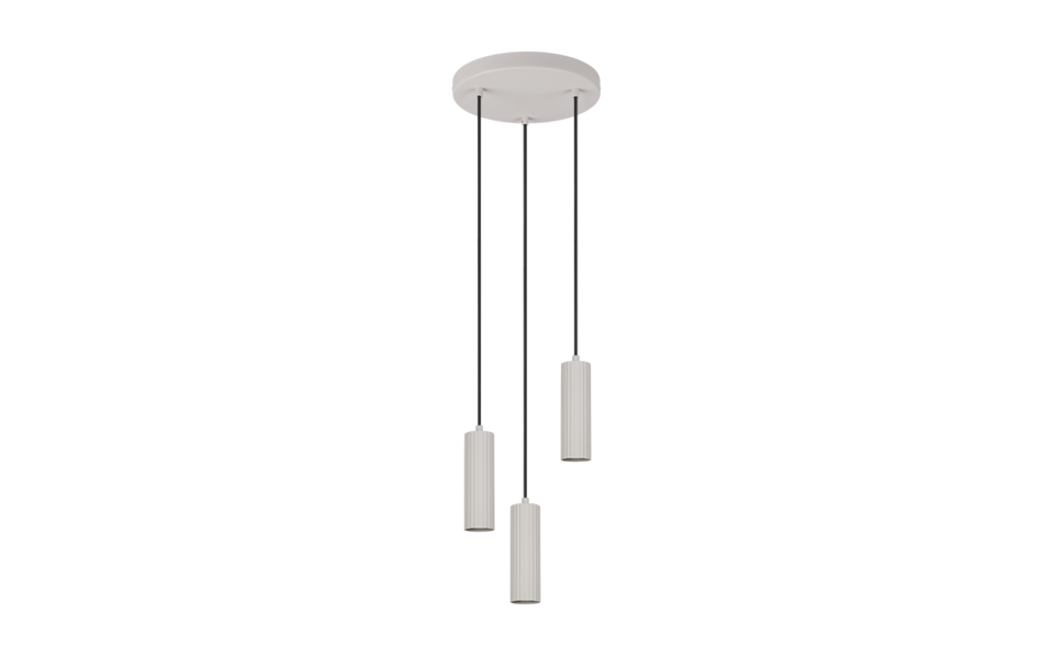 Trio Lighting Trio SOKA pendant light | 3x GU10 | Ø 28 cm | IP20 | 150 cm