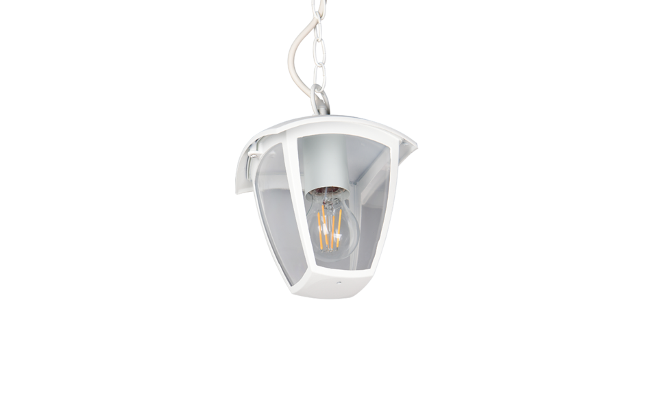 Trio Lighting Trio VENTA hanglamp | E27 Fitting | wit mat | 17 x 17 cm | IP44 | excl. 1x E27 | max. 10W Trio Lighting Trio VENTA hanglamp | E27 Fitting | wit mat | 17 x 17 cm | IP44 | excl. 1x E27 | max. 10W