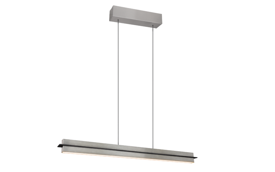 Trio Lighting Trio EMERSON hanglamp | LED | nikkel mat | 95 x 9 cm | IP20 | 1x 22W | 2500 lm | 2700K-5000K