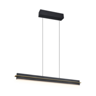 Trio EMERSON LED pendant light | black/gold | IP20