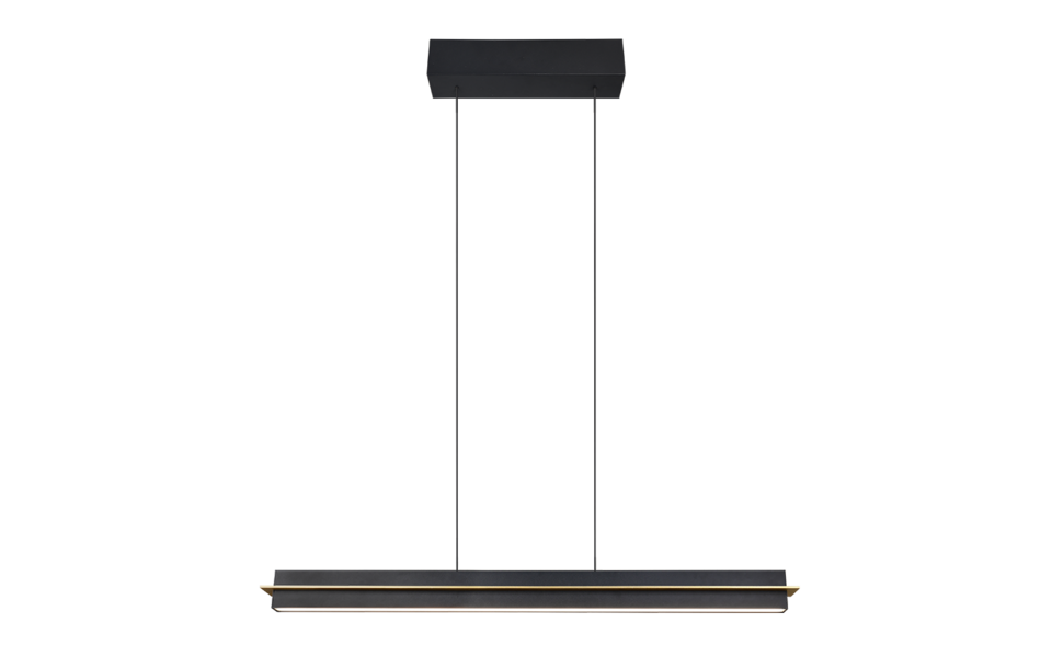 Trio Lighting Trio EMERSON hanglamp | LED | mat zwart | 95 x 9 cm | IP20 | 1x 22W | 2500 lm | 2700K-5000K Trio Lighting Trio EMERSON hanglamp | LED | mat zwart | 95 x 9 cm | IP20 | 1x 22W | 2500 lm | 2700K-5000K