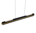 Trio Lighting Trio EMERSON LED pendant light | 1x 24W | black with gold | IP20 | 150 cm