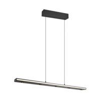 Trio GRAHAM hanglamp | LED | mat zwart | 109 x 9 cm | IP20