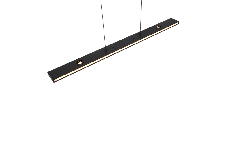 Trio Lighting Trio GRAHAM LED pendant light | 1x 44W 4200 lm 2300-4000K | black | IP20 | 150 cm Trio Lighting Trio GRAHAM LED pendant light | 1x 44W 4200 lm 2300-4000K | black | IP20 | 150 cm