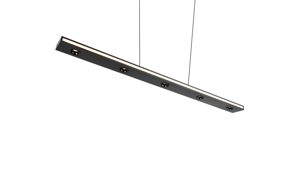 Trio Lighting Trio GRAHAM LED pendant light | 1x 44W 4200 lm 2300-4000K | black | IP20 | 150 cm Trio Lighting Trio GRAHAM LED pendant light | 1x 44W 4200 lm 2300-4000K | black | IP20 | 150 cm