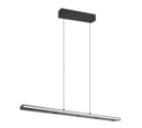 Trio Lighting Trio GRAHAM hanglamp | LED | mat zwart | 109 x 9 cm | IP20 | 4,5W,10W | 480 lm, 1x 920 lm | 2300+3000+4000K | dimbaar