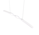 Trio Lighting Trio GINKO hanglamp | LED | wit mat | 79 x 9 cm | IP20 | 1x 18W | 2100 lm | 4000K | dimbaar