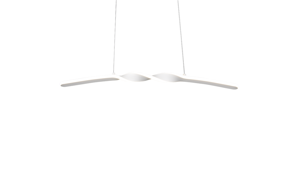 Trio Lighting Trio GINKO hanglamp | LED | wit mat | 79 x 9 cm | IP20 | 1x 18W | 2100 lm | 4000K | dimbaar Trio Lighting Trio GINKO hanglamp | LED | wit mat | 79 x 9 cm | IP20 | 1x 18W | 2100 lm | 4000K | dimbaar