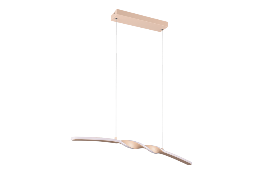 Trio Lighting Trio GINKO LED pendant light | 1x 16W 2000 lm 3000K | IP20 | 150 cm Trio Lighting Trio GINKO LED pendant light | 1x 16W 2000 lm 3000K | IP20 | 150 cm