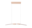 Trio Lighting Trio GINKO hanglamp | LED | zand | 79 x 9 cm | IP20 | 1x 18W | 1980 lm | 3000K | dimbaar