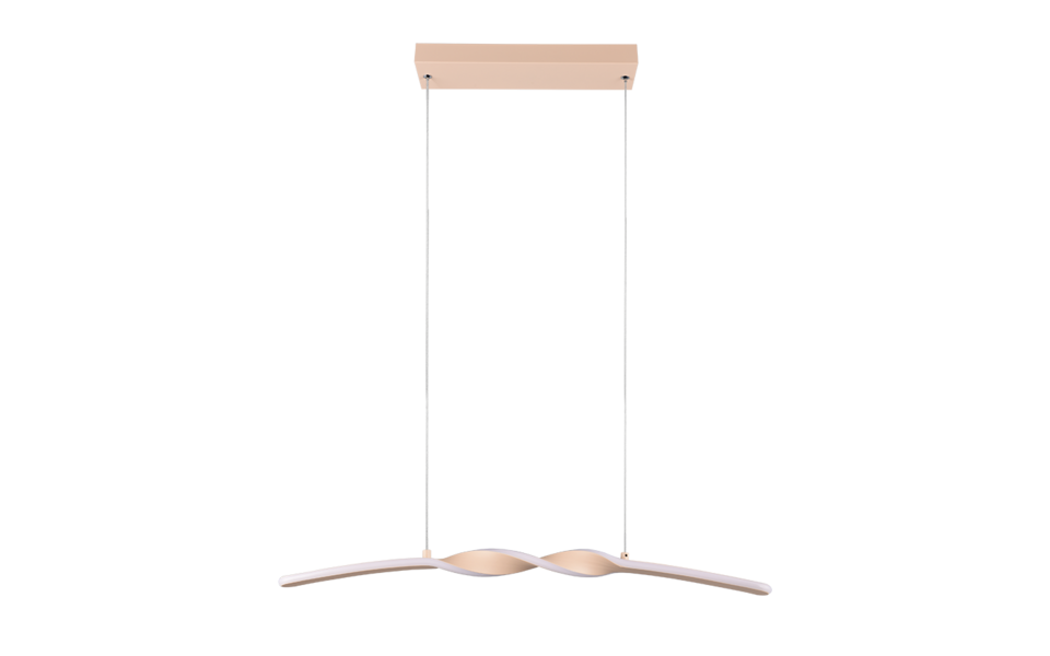 Trio Lighting Trio GINKO hanglamp | LED | zand | 79 x 9 cm | IP20 | 1x 18W | 1980 lm | 3000K | dimbaar