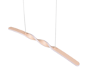 Trio Lighting Trio GINKO hanglamp | LED | zand | 79 x 9 cm | IP20 | 1x 18W | 1980 lm | 3000K | dimbaar
