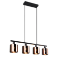 Trio Lighting Trio JASON hanglamp | E14 Fitting | bronzefarbig | Ø 12 cm | IP20 | excl. 4x E14 | max. 10W