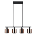 Trio Lighting Trio JASON hanglamp | E14 Fitting | bronzefarbig | Ø 12 cm | IP20 | excl. 4x E14 | max. 10W