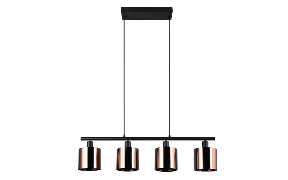 Trio Lighting Trio JASON hanglamp | E14 Fitting | bronzefarbig | Ø 12 cm | IP20 | excl. 4x E14 | max. 10W Trio Lighting Trio JASON hanglamp | E14 Fitting | bronzefarbig | Ø 12 cm | IP20 | excl. 4x E14 | max. 10W